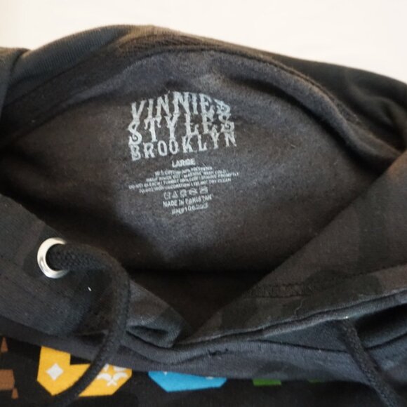 Vinnie's Brooklyn Hoodie - Pullover - Black Camo - Large - Picture 3 of 5